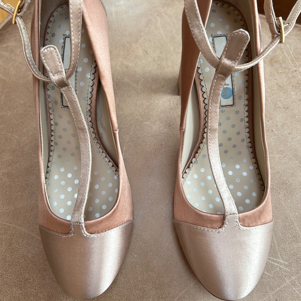 Boden Pink Chunky Heels